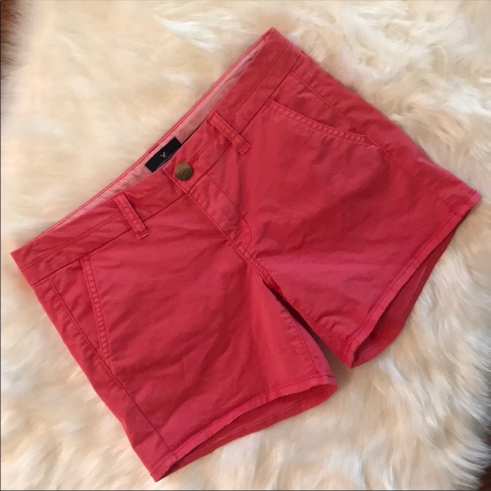 American Eagle stretch midi shorts size 4 - Picture 4 of 9